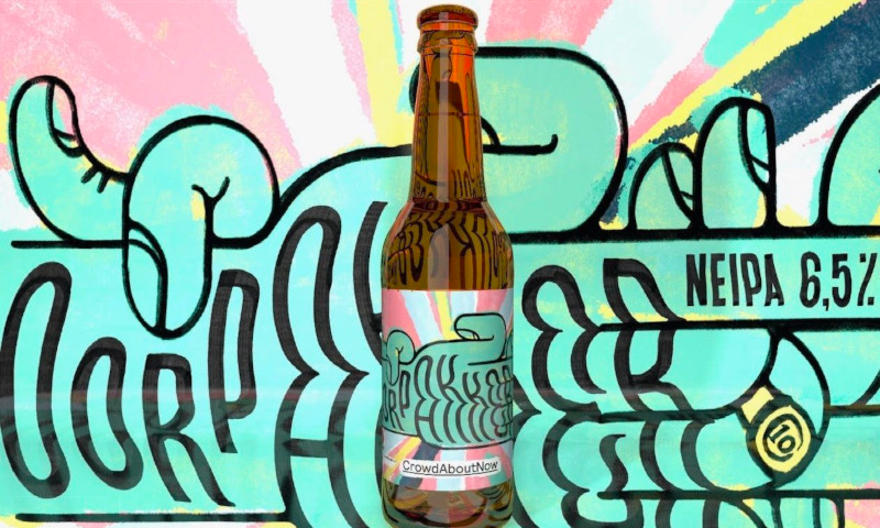 Doorpakker NEIPA bier in flesje